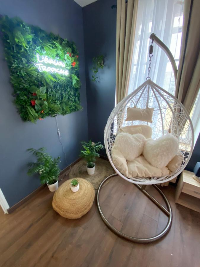 Evasion Tropicale - Studio Avec Spa, Cosy Et Renove Au Coeur De Soissons - 2 Pers 외부 사진